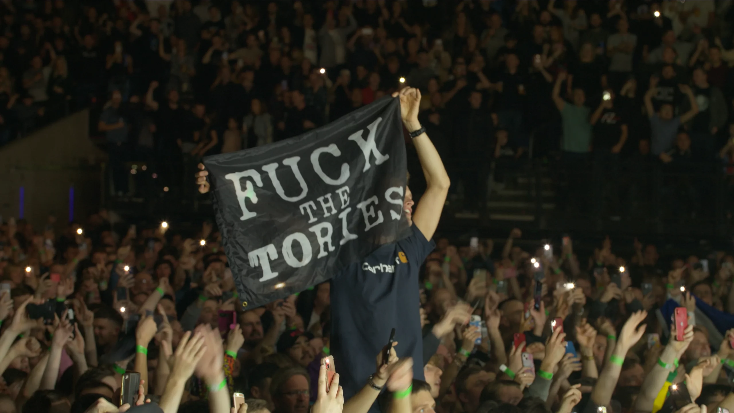 Music Artist Jamie Webster plays to a packed out Liverpool M&S Bank Arena, as shot by creative film production company, KINØ