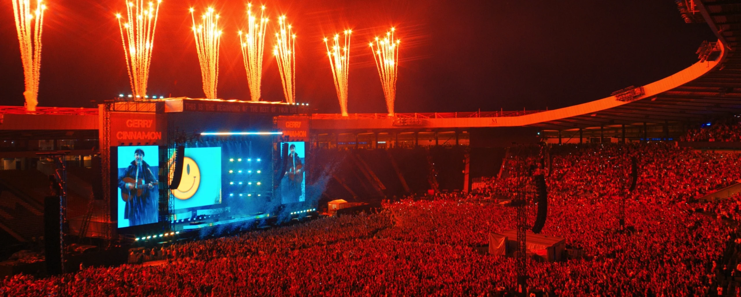 Film excerpt from Gerry CInnamon's incredible live show at Hampden Park as graded and edited by KINØ creative film production company.